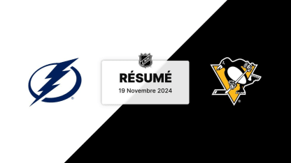 TBL vs PIT | Résumé 19/11/24