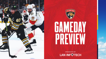 PREVIEW: Panthers close out final regular-season trip with battle in Boston