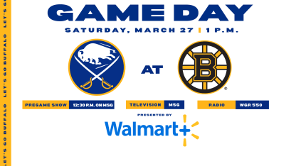 20210327 Sabres Bruins Game Day Mediawall walmart