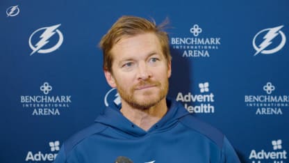 Jeff Halpern | Pregame vs Pittsburgh Penguins