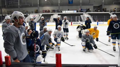 Blues begin first training camp practices