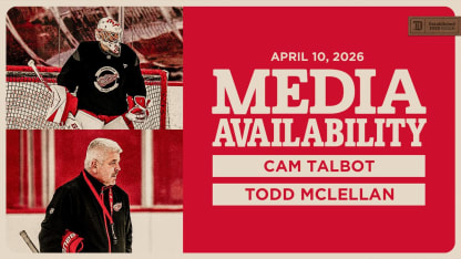 Cam Talbot, Todd McLellan Practice Media