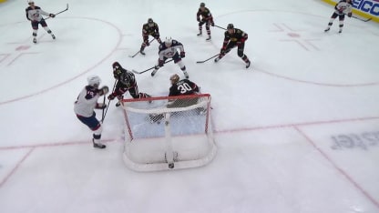 CBJ@CHI: Coyle scores PPG against Spencer Knight