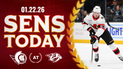 Sens Today: Halliday Rejoins Team Against Nashville