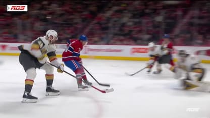 VGK@MTL: Evans marque un but contre Akira Schmid