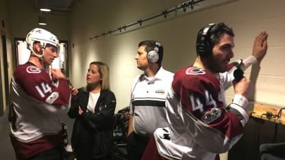 Blake Comeau Mark Barberio radio interview media press Pittsburgh Penguins 2017 December 11