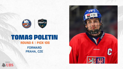 Islanders Select Poletin 106th Overall