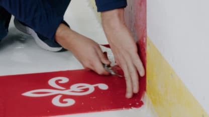 Enterprise Center ice build