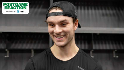 DAL@UTA Postgame: Wyatt Johnston