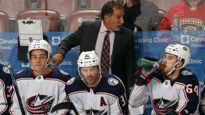 Blue Jackets Bench