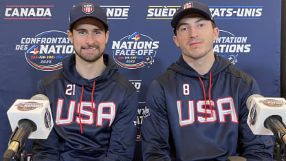 Larkin Werenski USA 4 Nations press conference