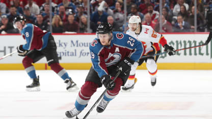 Nathan MacKinnon Calgary Flames 2019 Stanley Cup Playoffs Playoffs Postseason Round 1 Game 3 15 April 2019