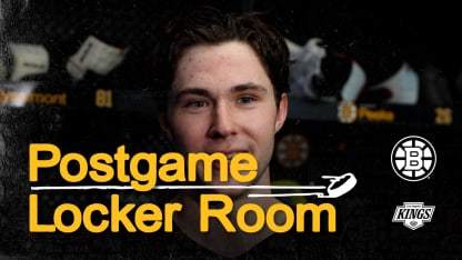 Locker Room Raw: Lohrei, Swayman, Minten, and McAvoy