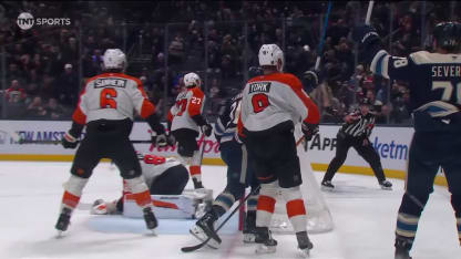 PHI@CBJ: Monahan scores goal against Dan Vladar