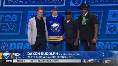 Rudolph drafted No. 4 by Sabres