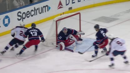 CBJ@NYR: Johnson scores goal against Jonathan Quick