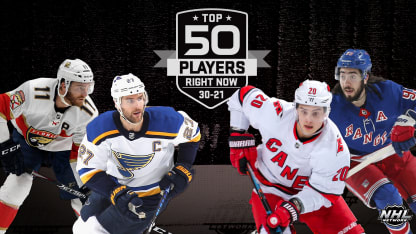 nhl current players ranked numbers 30-21