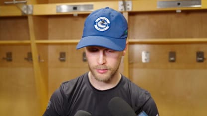 POSTGAME | Pettersson at Maple Leafs