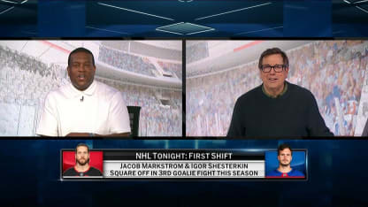 NHL Tonight First Shift: Goalie fights discussion