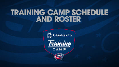 blue jackets announce 2023 training camp schedule and roster