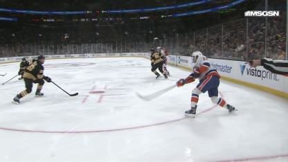NYI@BOS: Palmieri scores goal against Joonas Korpisalo