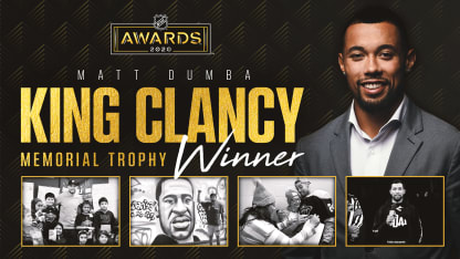 Dumba King Clancy Memorial Trophy Winner
