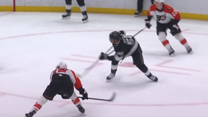 Quinton Byfield with a Goal vs. Philadelphia Flyers