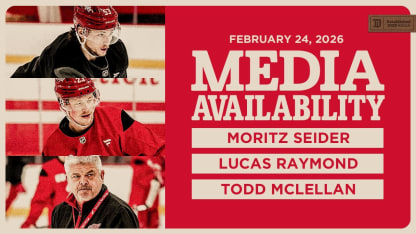 Moritz Seider, Lucas Raymond, Todd McLellan Media