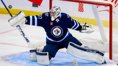 Winnipeg Jets Connor Hellebuyck named Unmasked Goalie of the Year