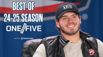 Adam Fantilli and Cole Sillinger Blind Rank the BEST GOALS of the CBJ Season! | Nationwide 1 Through 5