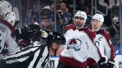 Nazem Kadri celebrate St. Louis Blues 2019 December 16