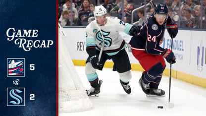 Seattle Kraken Columbus Blue Jackets game recap March 21, 2026