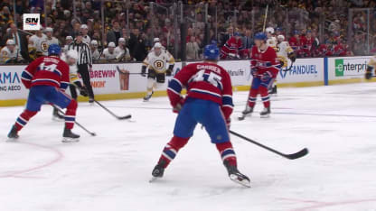 MTL@BOS: Montembeault with a great save against Viktor Arvidsson