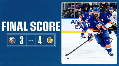 The Skinny: Bruins 4, Islanders 3 SO