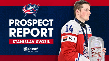 blue jackets prospect report stanislav svozil