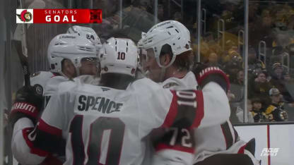 OTT@BOS: Giroux marque un but contre Joonas Korpisalo