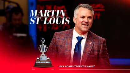 Martin St-Louis named a finalist for the Jack Adams Award