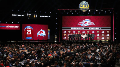 Avalanche Select Calum Ritchie and Mikhail Gulyayev in Draft Day 1