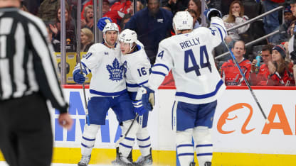 Los Maple Leafs lograron una remontada emocionante ante Washington