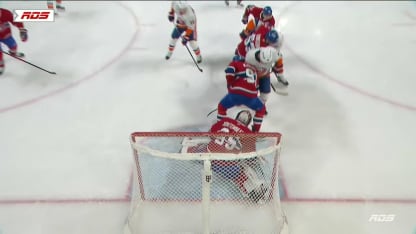 NYI@MTL: Montembeault effectue un bel arrêt contre Simon Holmstrom