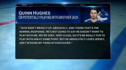 NHL Tonight on Quinn Hughes' future in Vancouver