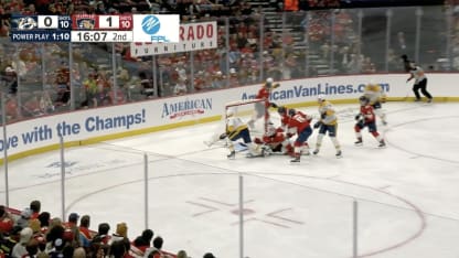 FLA vs. NSH: Mikkola makes stick save