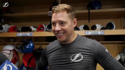 Cam Atkinson | Pregame vs Minnesota Wild