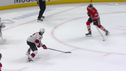 NJD@CHI: Vanecek with a great save