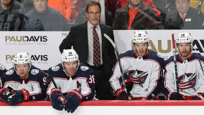 blue jackets bench