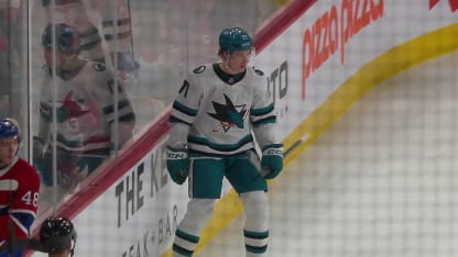 Celebrini fires one in off the iron