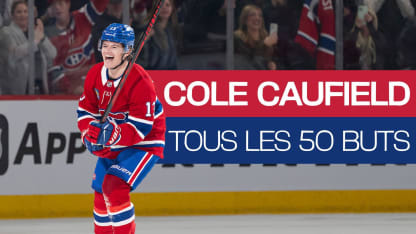 Tous les 50 buts de Cole Caufield