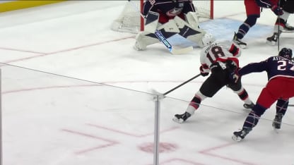 Stützle goes five-hole