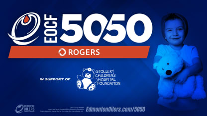 RELEASE: Oilers 50/50 supporting Stollery Children's Hospital Foundation