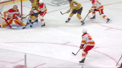 CGY@VGK: Stone scores goal against Dustin Wolf